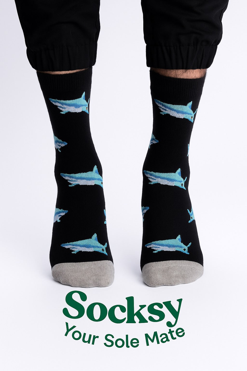 Shark Organic Socks