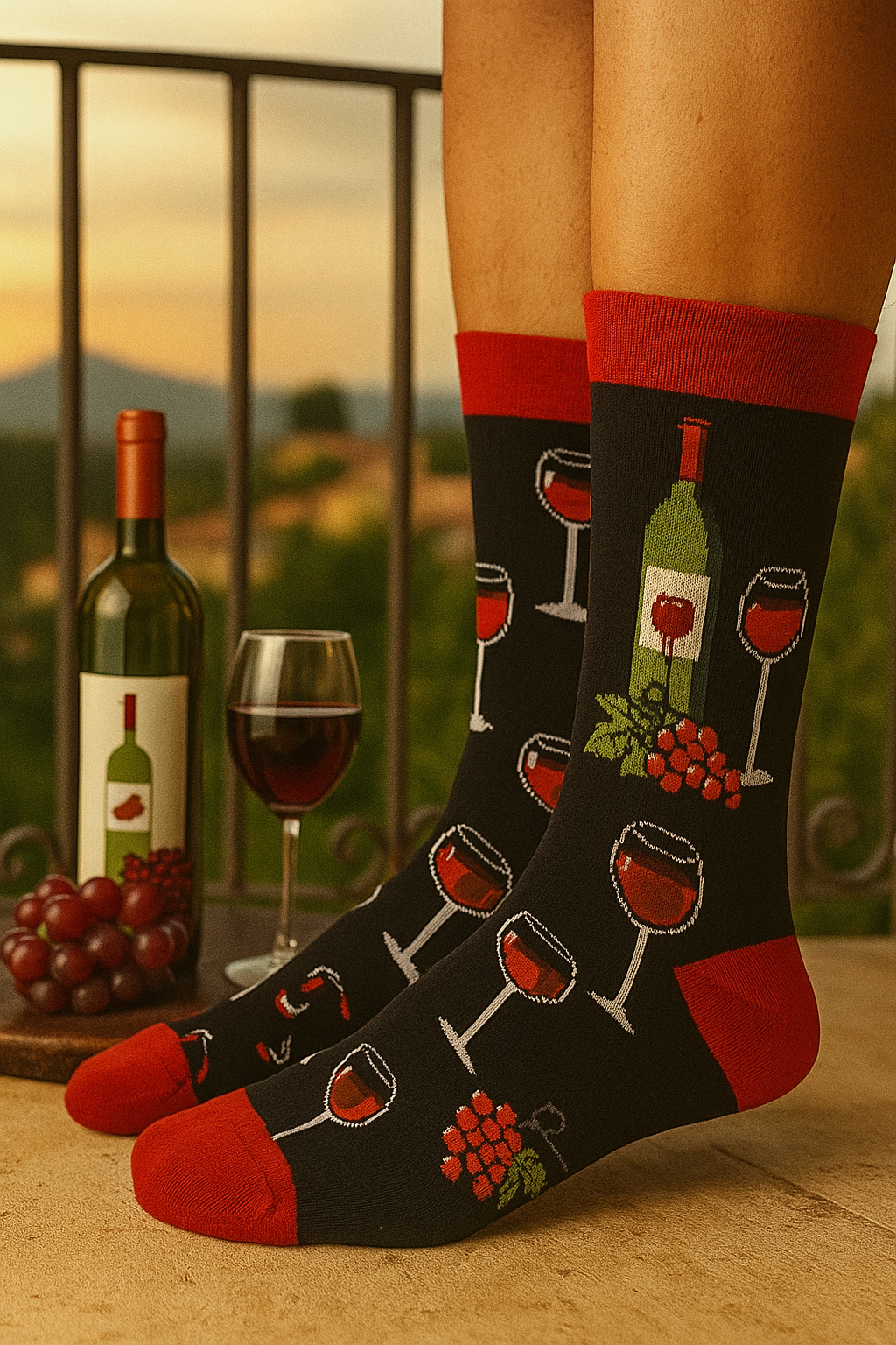 Wine Organic Socks