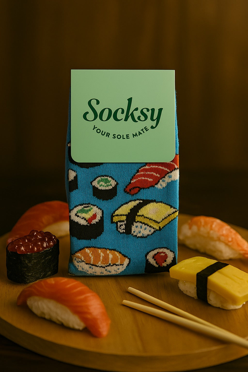 Sushi Organic Socks