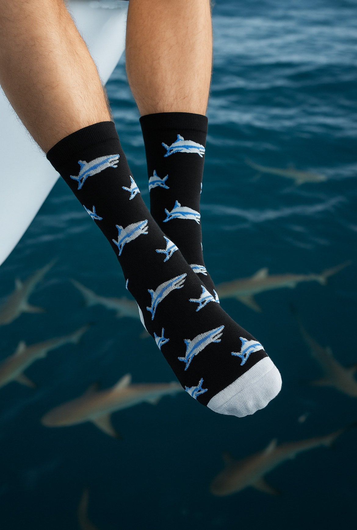 Shark Organic Socks
