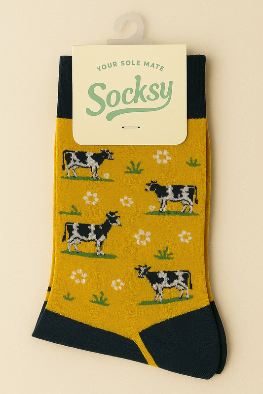 Cow Organic Socks
